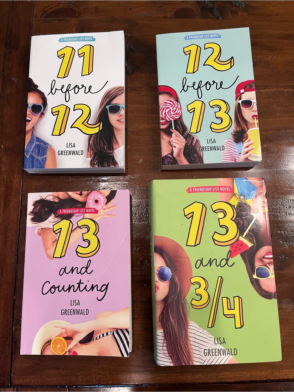 Full "11 before 12" Book Series Set by Lisa Greenwald